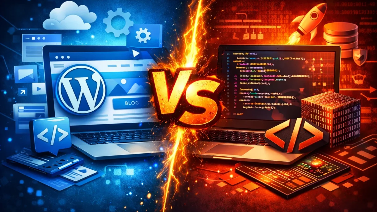 مقایسه سایت وردپرسی و اختصاصی